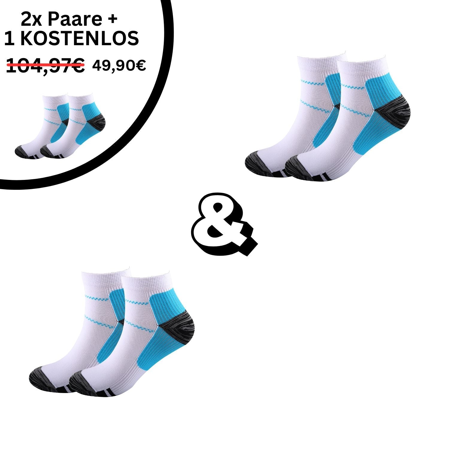 Tieberg™️ EnergieSocken - Kompressionssocken