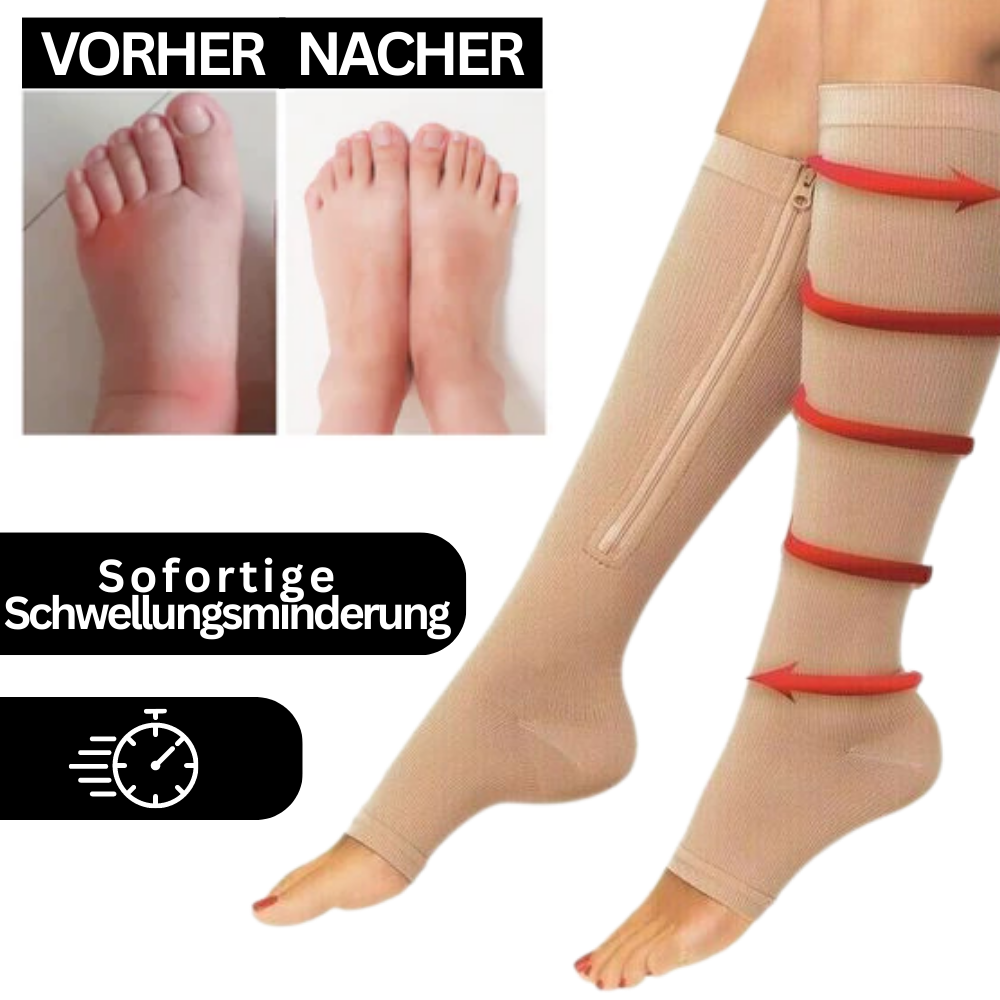 Tieberg™️ Orthozip - Orthopädische Kompressionsstrümpfe mit Reißverschluss